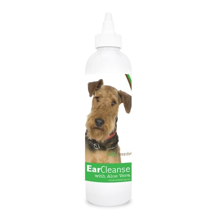 Healthy Breeds 8 oz Airedale Terrier Ear Cleanse with Aloe Vera Cucumber Melon 840235100348